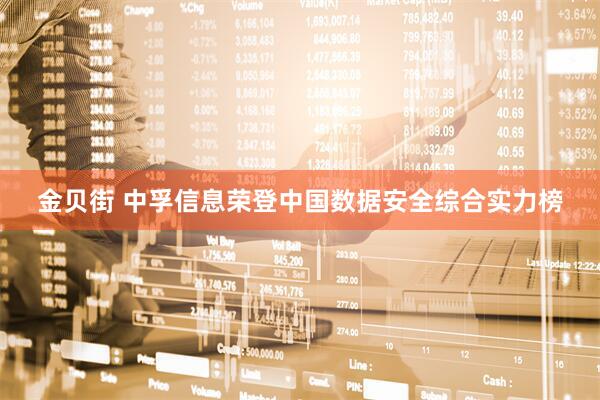 金贝街 中孚信息荣登中国数据安全综合实力榜