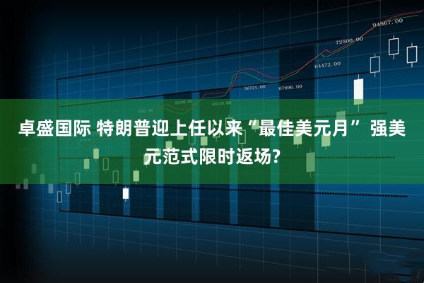 卓盛国际 特朗普迎上任以来“最佳美元月” 强美元范式限时返场?