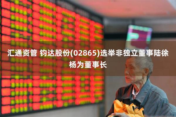汇通资管 钧达股份(02865)选举非独立董事陆徐杨为董事长